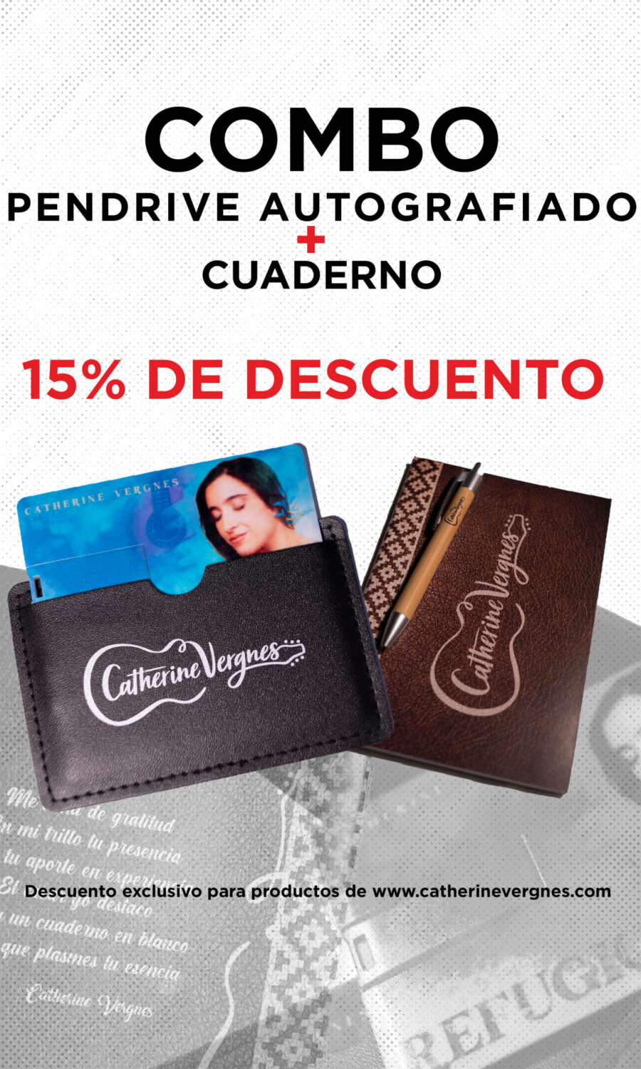 COMBO Pendrive + Libreta